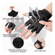 thumbnail image 2 of Guantes Gym Tacticos Pesas Crossfit Gimnasio Con Toallas talla L Negro, 2 of 5