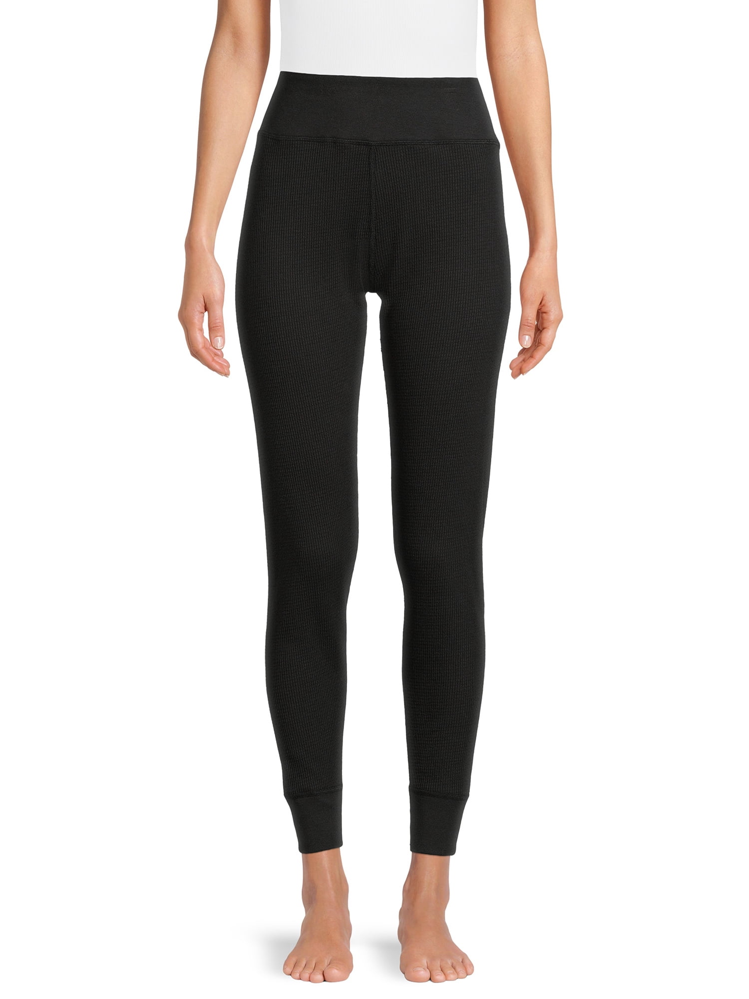 Relaxed Fit Waffle Knit Thermal Tight 