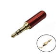 thumbnail image 1 of 1Pcs Connecteur Audio 3.5Mm 3 Pôles Adaptateur de Réparation Casque J A Mâle Rouge, 1 of 8