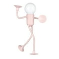 thumbnail image 2 of Joernso LED Bedside Lamp Changeable Shape Funny Night Light with Suction Cup Soft Glow DIY Shape Cute Light Bulb Man Mini Night Light, 2 of 8