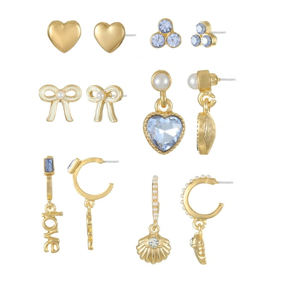 Packed Party Seaside Love Earring Set, 6 Pairs