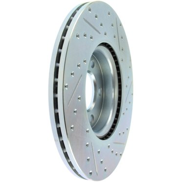 StopTech 04-09 Mazda RX-8 Slotted & Drilled Right Front Rotor main image 1