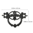 thumbnail image 2 of 6pcs Drawer Pulls Ring Retro Cabinet Pulls Alloy Wardrobe Door Drop Ring, 2 of 8