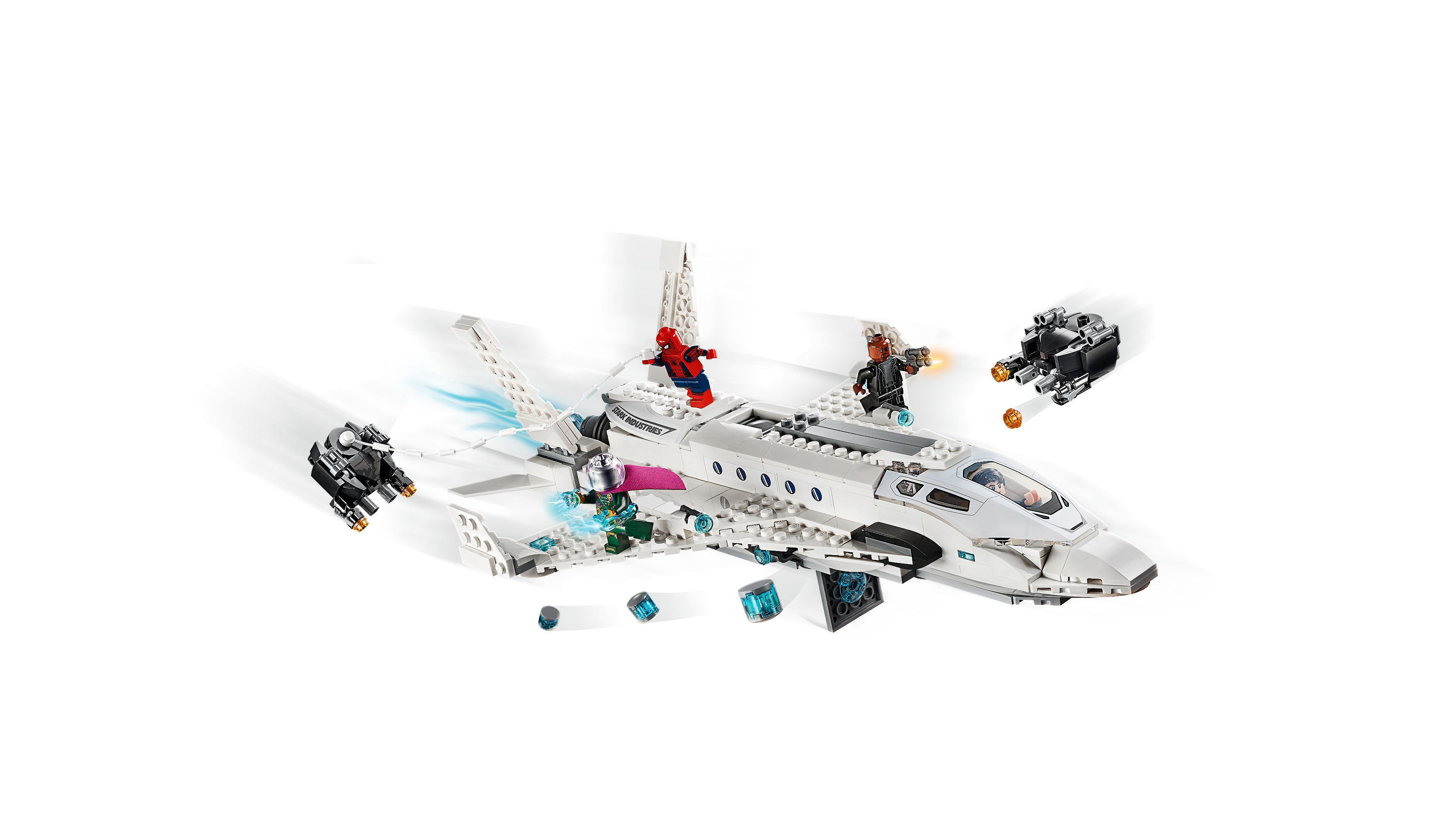 LEGO Marvel Spider-Man Far From Home: Stark Jet and the Drone Attack Superhero Set 76130 - image 7 of 7