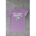 thumbnail image 5 of Old Glory Youth My Spirit Animal Unicorn Short Sleeve Graphic T Shirt, 5 of 6