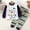 Multicolor, variant on Nrmvnmi Toddler Baby Boy Fall Outfits Winter Clothes Letter Long Sleeve Crewneck Sweatshirt Elastic Waist Pants Set 2Pcs