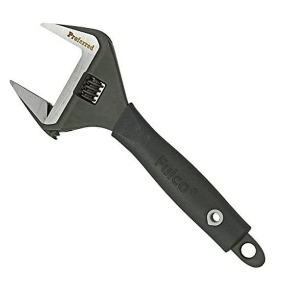 proferred plumbing adjustable wrench, black phosphate finish, 4 available size options 6-inch, 8-inch, 10-inch, 12-inch - t08004