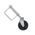 thumbnail image 1 of Rubber Gate Caster, 110lbs 360 Degree Swivels Wheel  with Side Lock Brake for Swing or Rolling Gate Support, 1 of 7