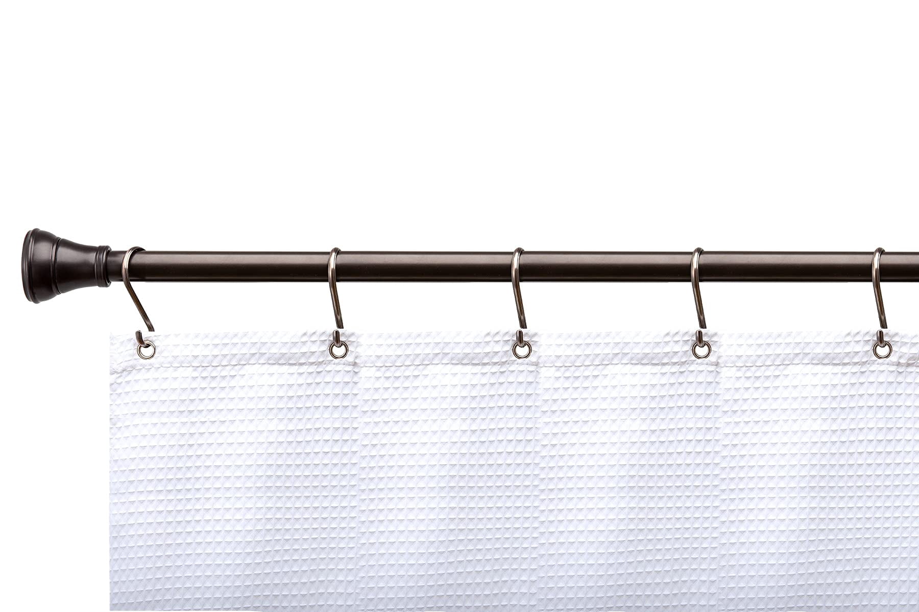 Utopia Alley  Rustproof Zinc Shower Curtain Hooks Rings, Set of 12 Oil Rubbed Bronze