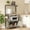 Wash Grey, variant on Bestier 3-Tier Baker's Rack with Cabinet, Kitchen Storage Shelves, Microwave Oven Stand, Coffee Bar with Hooks in Grey