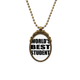thumbnail image 1 of Collar colgante Vintage de bronce antiguo Unbranded World 's Best Student Teacher quote, 1 of 3