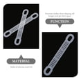 thumbnail image 2 of Clothes Hanger Accessories 50Pack Transparent Rectangular Silicone for Home and Hotel Use, 2 of 8