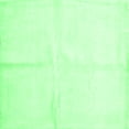 thumbnail image 1 of Ahgly Company Indoor Square Solid Emerald Green Modern Area Rugs, 4' Square, 1 of 4