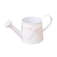 thumbnail image 4 of Junepar 0.26 Gallon Metal Watering Can for Outdoor Indoor Decorative Countryside Style Small Water Can with Bow for Home & Garden Decor 1L White, 4 of 6