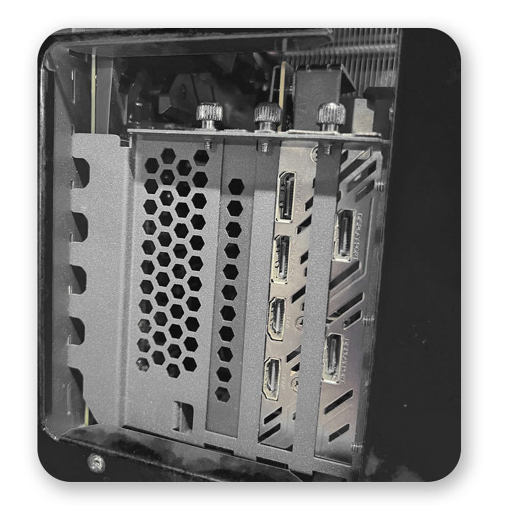 ZPAQI Versatility PCIe 4.0 x16 Graphics Card Vertical Stand with Enhances Airflows