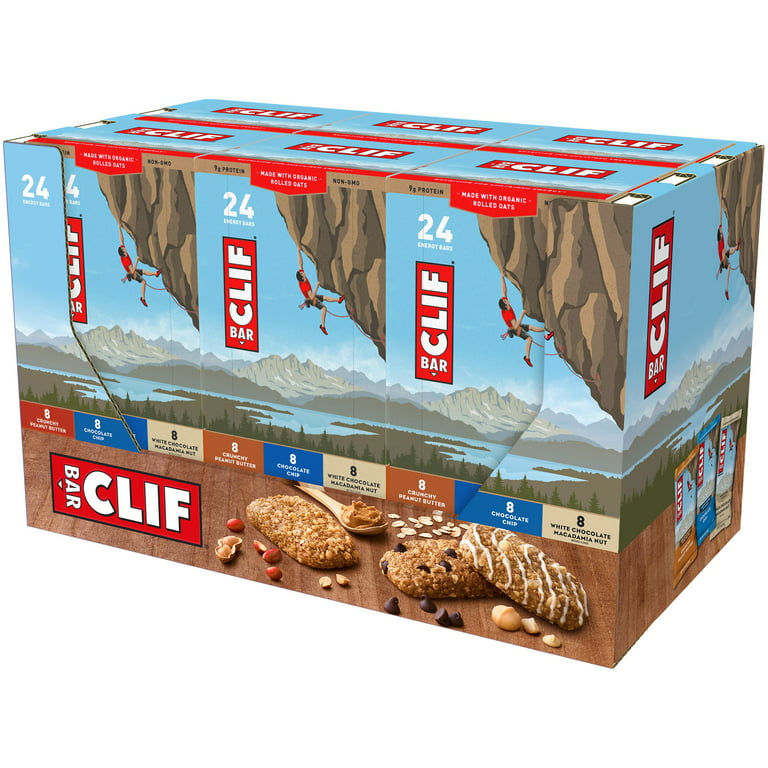 Clif Bar Energy Bars Variety Pack, 24 ct./2.4 oz.