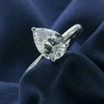thumbnail image 2 of solitaire jewels 2.25CT Pear Moissanite Solitaire Engagement Ring For Women, 14K Rose Gold, 2 of 3