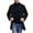 Black, variant on Men's Casual Woolen Overcoats Notched Lapel Single Breasted Warm Long Coats Winter Classic Solid Color Peacoat with Pockets