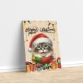 thumbnail image 3 of Merry Christmas Santa Ragdoll Scarf Twinkling Lights Xmas Holiday Vertical Matte Canvas Poster Cat Lover Kitten Owner Gifts Idea Wall Art Home Decor - 00022, 3 of 5