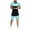 00 # Green, variant on REORIAFEE Fourth of July Outfit Men 80s Outfit Mens Summer Home Stripe Color Short Sleeve Shorts Sports Sets Sleeve Turndown Collar Set Green XL