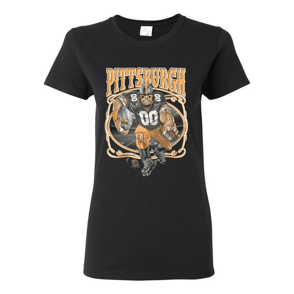 Wild Bobby, Pittsburgh Fan | Pit Fantasy Football ,Sports, Women Graphic Tee, Black, Small