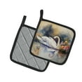 thumbnail image 2 of Carolines Treasures 7.5 x 7.5 in. Swan Pot Holders - Set of 2, 2 of 5