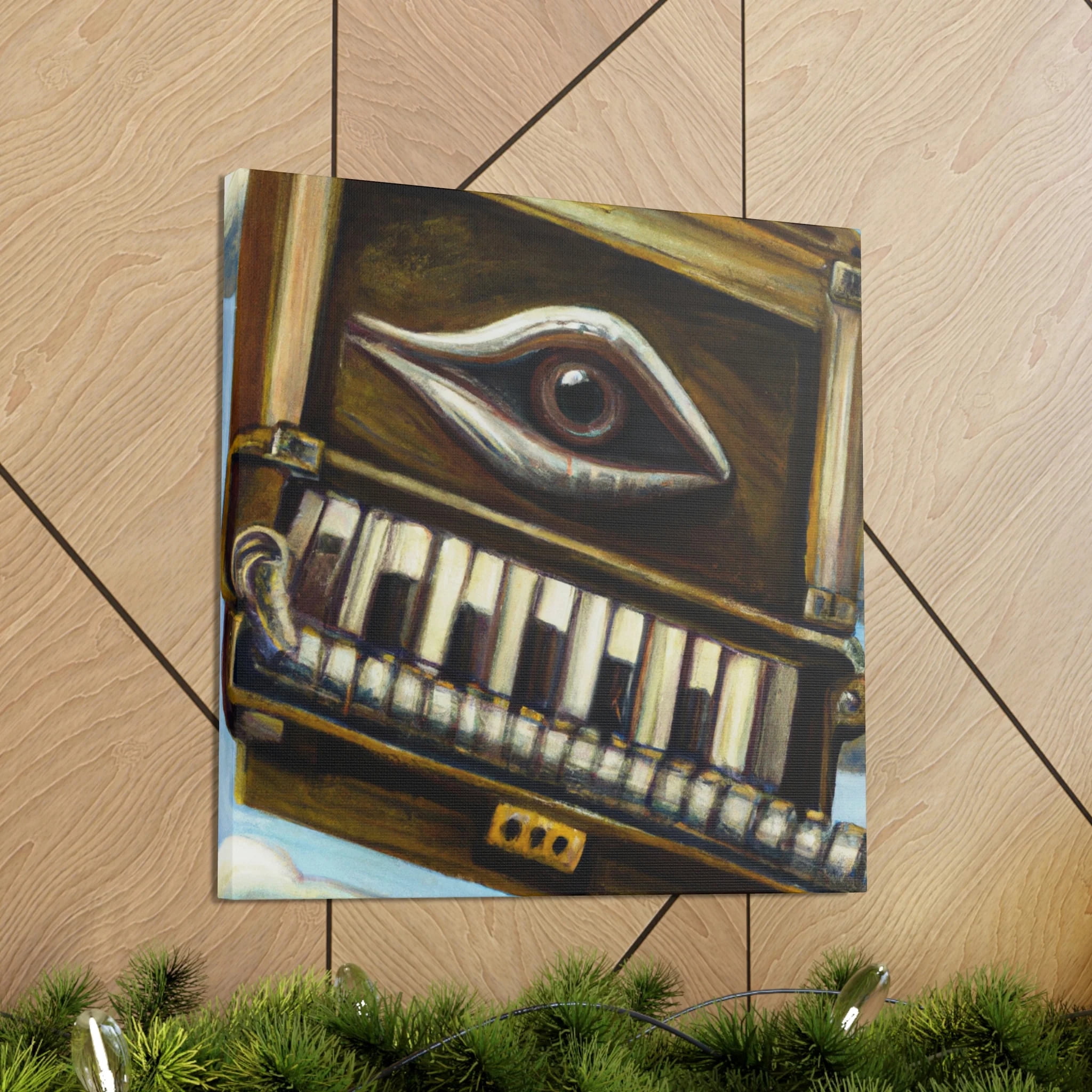 Harmonica's Surreal Melody - Canvas