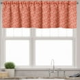 thumbnail image 3 of Ambesonne Valentine's Day Valance & Curtain, Chinese Blossoms, 55"x36", Vermilion Beige, 3 of 6