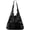 Black, variant on Kukuzhu Flower Woven Tote Bag for Women Fashion Hobo Bag Linen Handbag Casual Shoulder Bag Summer Hollow Beach Bag