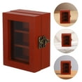 thumbnail image 3 of Viveous Portable Mini Bookcase For Home Library Small Wooden Bookshelf For Mini Books Unique Vintage Shelf For Aesthetic Bookish Decor And Book Stuff, 3 of 10