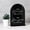 Black, variant on Acrylic Wedding Bar Sign with Stand- 5"x7" Black Arch The Drinks Are On Us Sign and Base,1/8" Thick | Modern Acrylic Table Sign for Wedding & Party (Black, 5x7 Inch)