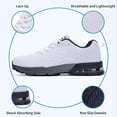 thumbnail image 4 of GOOBON Mens Running Shoes Tennis Shoes Non Slip Air Cushion Athletic Sneakers Breathable Fashion Walking Sneakers for Workout Jogging, 4 of 7