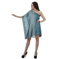 thumbnail image 2 of Moomaya Imprimé Épaule Robe d'Été Femmes Robes de Cocktail Robe de Plage, 2 of 6