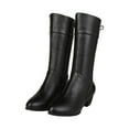 thumbnail image 2 of POROPL Knee High Boots for Women Winter Fall Chunky Shoes,Womens Boots Size 4.5, 2 of 7