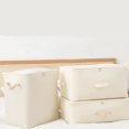 thumbnail image 2 of Bolsa de tela para edredón, asas reforzadas con cremallera, cesta para armario, almacenamiento de embalaje de gran capacidad, organizador de Almacenamiento y organización del hogar Más Alto/Beige Injueey HA077321-05, 2 of 6