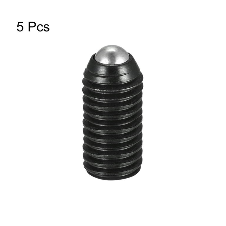 Uxcell Ball Point Set Screws, M10 x 20mm High Carbon Steel Metric Spring Hex  Socket Grub Screw 5 Pack 