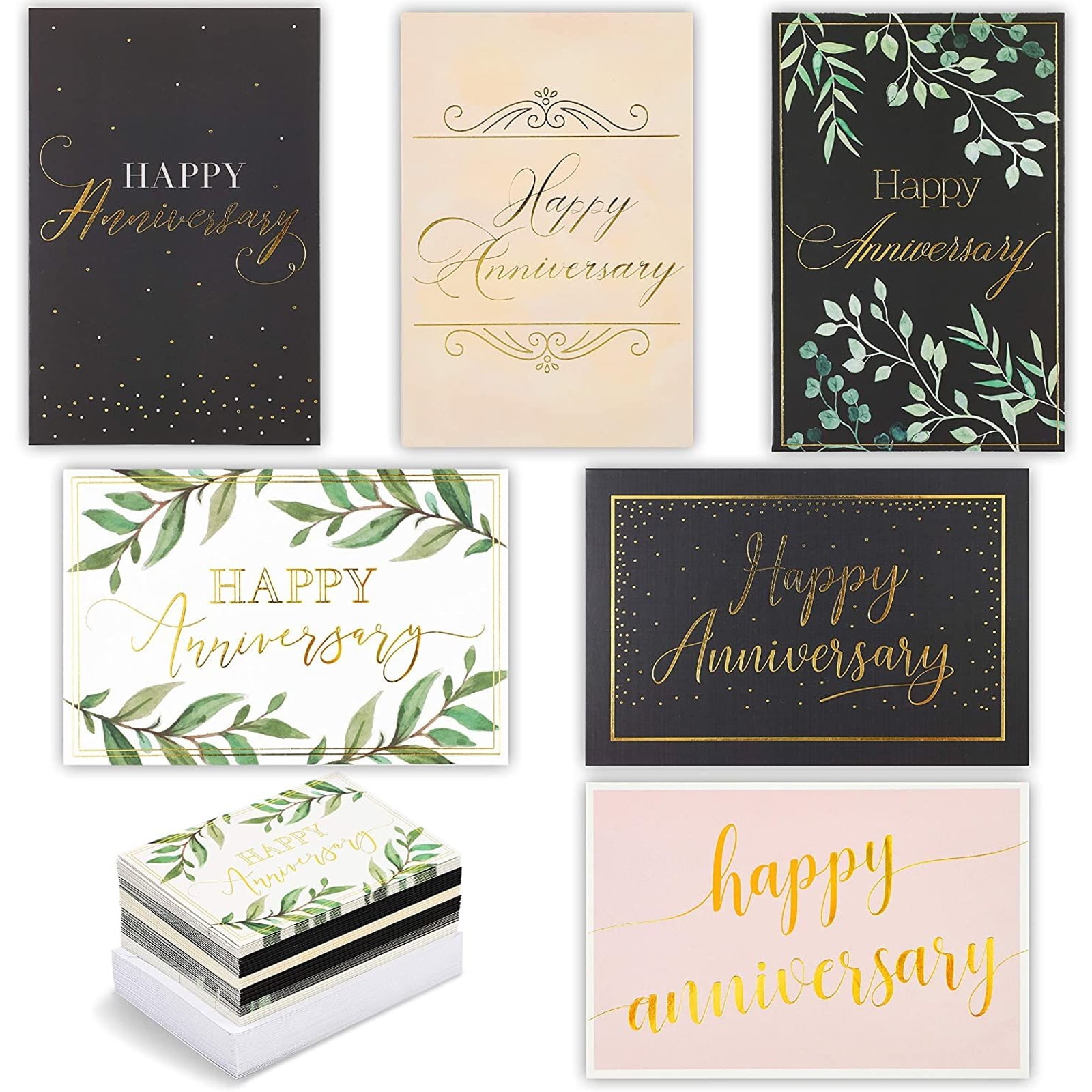 Word Golden A Full Set of Anniversary Sentiment Die Cuts Any Colour/Card Br 
