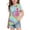 Red, variant on ITSAME Shirts for Girls, Comfortable Tie-Dye Print Round Neck Summer Casual Fashion Pullover Tops Multicolor 5-6T