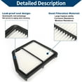 thumbnail image 4 of Unique Bargains Car Engine Air Filter No.172205BAA00 for Honda HR-V 2.0L 2023 2024 Long life Filter Element Air Cleaner 1 Pcs, 4 of 7