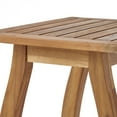 thumbnail image 6 of Noble House Arcadia Outdoor 2 Seater  Rocking Chairs and Side Table Set Teak, 6 of 11