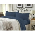 thumbnail image 4 of King 4-Piece Sheet Set, Brooklyn Flat Cotton Blend Ultra Soft Jersey Knit Sheet Set By Royale Linens, 4 of 9