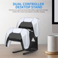 thumbnail image 4 of Visland Gamepad Rack for Switch for PS5 for PS for Xbox Gamepad Holder Stand Metal Construction for Controller Desktop Display Rack with Non-Slip Pads, 4 of 8