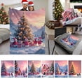 thumbnail image 5 of Manta Navideña Manta Navideña Con Pingüinos Manta Navideña De Invierno Manta Suave Informal Manta Cálida Para La Siesta Manta Navideña Con Gorro De Papá Noel (150 X 100 Cm), 5 of 5