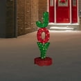 thumbnail image 2 of Northlight 39" Lighted Red and Green 'Joy' Outdoor Christmas Sign, 2 of 5