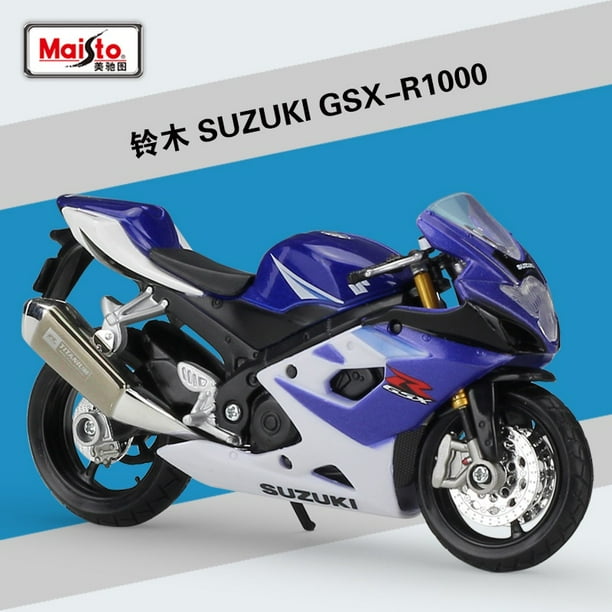Maisto 1 : 18 Suzuki GSX-R600 Modelo De Motocicleta Aleación De Coche .