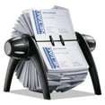 thumbnail image 4 of Durable VISIFIX Flip Rotary Business Card File, Holds 400 4 1/8 x 2 7/8 Cards, Black/SR, 4 of 4