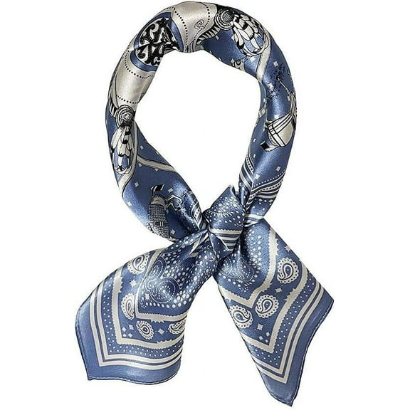 PTSPLLMY 100% Mulberry Silk Neck Scarf 21"x21" Small Square Scarfs for Women Gift Packed