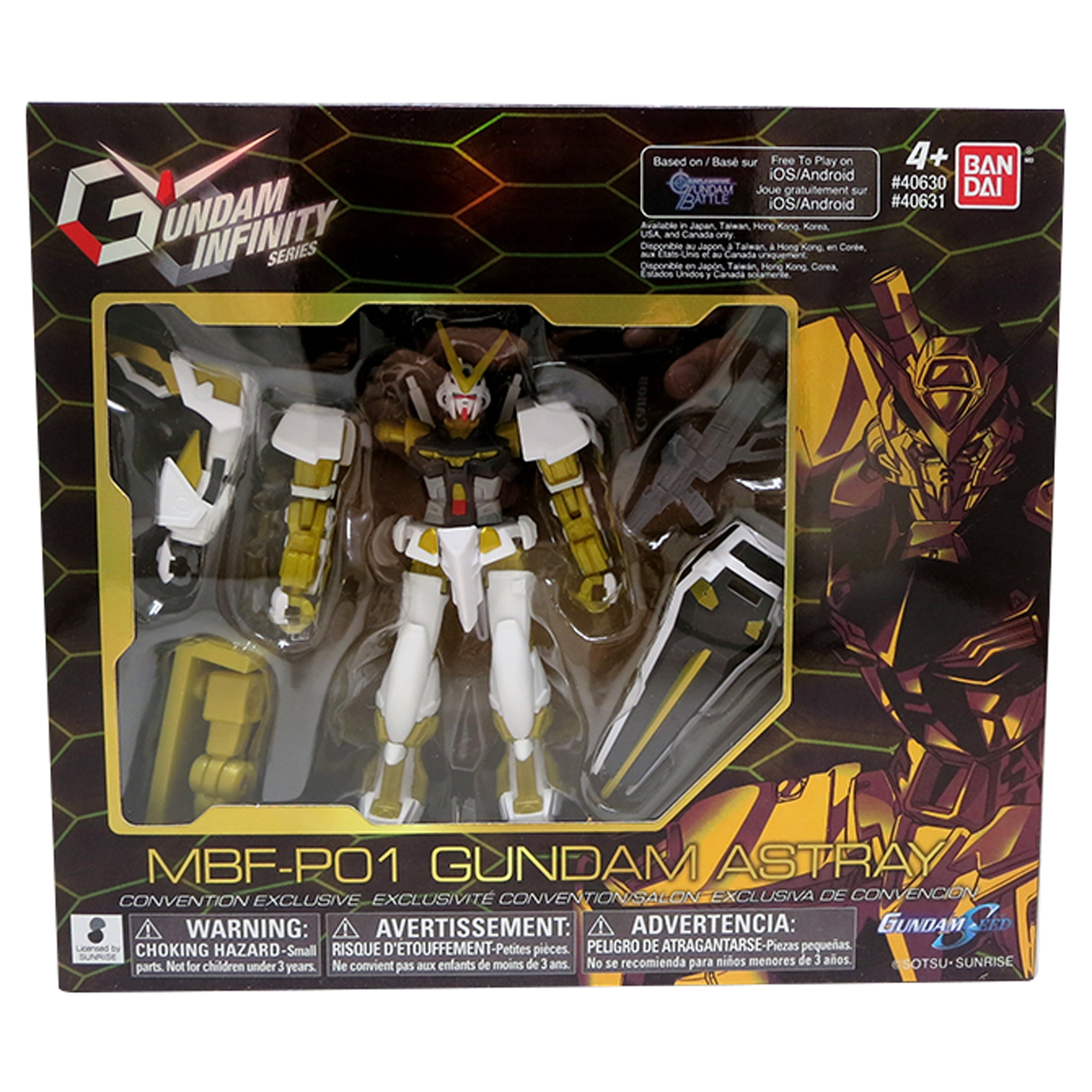 Bandai Gundam Infinity Gundam Seed Gold Astray Action Figure - SDCC 2021 PX
