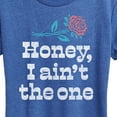 thumbnail image 3 of Instant Message - Honey, I Ain't The One - Women's Short Sleeve Graphic T-Shirt, 3 of 6