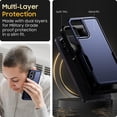 thumbnail image 3 of for Moto G Power 5G 2024 Case, [Shockproof] Military Grade Proof Protection [Dropproof] Rugged Protective Heavy Duty Phone Case Cover for Moto G Power 5G 2024 (Blue), 3 of 14